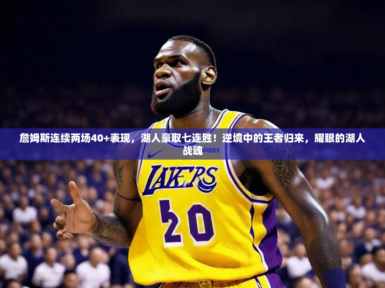 詹姆斯连续两场40+表现,湖人豪取七连胜!逆境中的王者归来,耀眼的湖人战魂 詹姆斯连续两场40+表现,湖人豪取七连胜!逆境中的王者归来,耀眼的湖人战魂