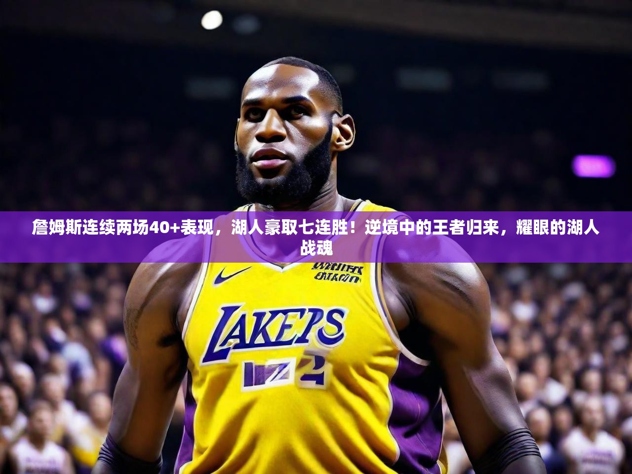 詹姆斯连续两场40+表现,湖人豪取七连胜!逆境中的王者归来,耀眼的湖人战魂 詹姆斯连续两场40+表现,湖人豪取七连胜!逆境中的王者归来,耀眼的湖人战魂